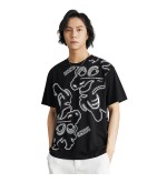 2024 Stampate T-Shirt Sciolto Girocollo Tempo Libero Uomini - BL6986