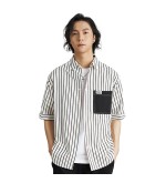 2024 A Righe Camicie Sottile e Leggero Sciolto Tempo Libero Uomini - M2452