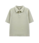 2024 Style Chinois Polo Senso di Lusso Con Colletto Risvoltato Sciolto Uomini - ZW0706