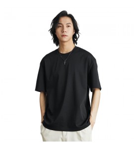 2024 Seta di Ghiaccio T-Shirt Girocollo Sottile e Leggero Uomini - SA666