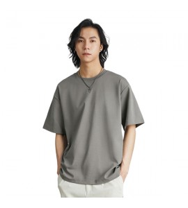 2024 Seta di Ghiaccio T-Shirt Girocollo Sottile e Leggero Uomini - SA666