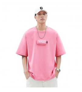 2024 Senso Progettuale T-Shirt Tempo Libero Girocollo Sciolto Uomini - XZ2619