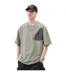 2024 Tempo Libero Girocollo Sciolto T-Shirt Moda Uomini - XZ2628