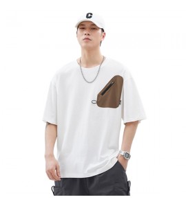 2024 Tempo Libero Girocollo Sciolto T-Shirt Moda Uomini - XZ2628