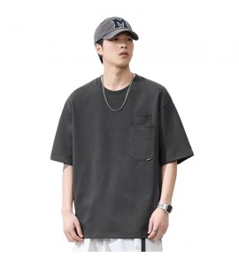 2024 Tempo Libero T-Shirt Retro Girocollo Sciolto Uomini - XZ2623