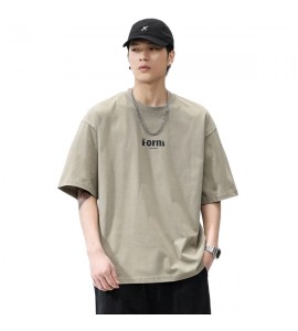 2024 Cotone T-Shirt Girocollo Stampate Sciolto Uomini - XZ6238