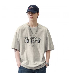 2024 Retro Nostalgie T-Shirt Stampate Sciolto Girocollo Uomini - XZ6268