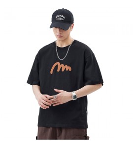 2024 T-Shirt Stampate Sciolto Semplice Girocollo Tempo Libero Uomini - XZ6261