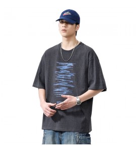 2024 Girocollo Tempo Libero T-Shirt Stampate Sciolto Uomini - XZ6269