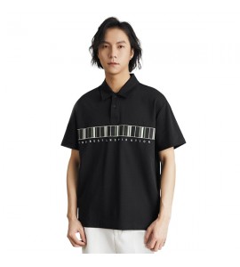 2024 Con Colletto Risvoltato Polo Stampate Sciolto Tempo Libero Uomini - SA701