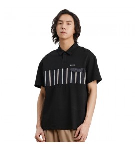 2024 Con Colletto Risvoltato Polo Sciolto A Righe Tempo Libero Uomini - SF9706