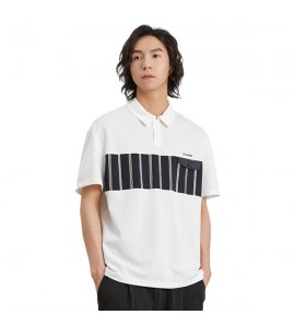 2024 Con Colletto Risvoltato Polo Sciolto A Righe Tempo Libero Uomini - SF9706