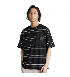 2024 A Righe Girocollo Tempo Libero T-Shirt Sciolto Uomini - ADM8907