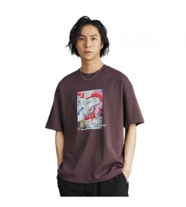 2024 Stampate T-Shirt Moda Girocollo Tempo Libero Sciolto Uomini - ADM8902