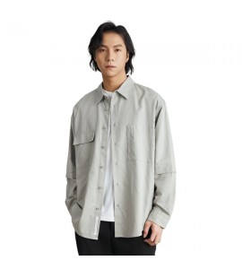 2024 Cotone Maniche Lunghe Camicie Tempo Libero Sciolto Uomini - MX3023