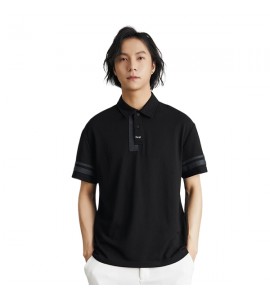 2024 Con Colletto Risvoltato Polo Tempo Libero Sciolto A Righe Uomini - SA920