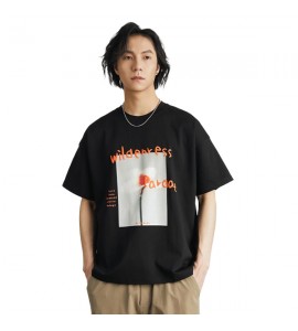 2024 Retro T-Shirt Sciolto Tempo Libero Girocollo Stampate Uomini - TPH86002