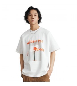 2024 Retro T-Shirt Sciolto Tempo Libero Girocollo Stampate Uomini - TPH86002