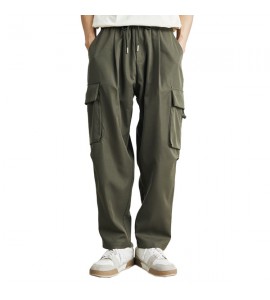 2024 Moda Pantaloni Casual Sciolto Dritto Uomini - ZW0305