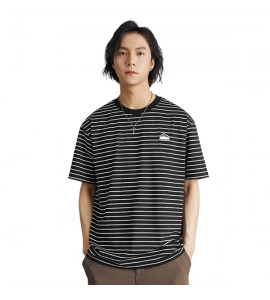 2024 A Righe T-Shirt Sciolto Girocollo Tempo Libero Uomini - BL6836