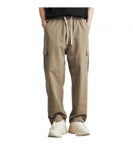 2024 Dritto Sciolto Pantaloni Casual Tasca Uomini - AG8863