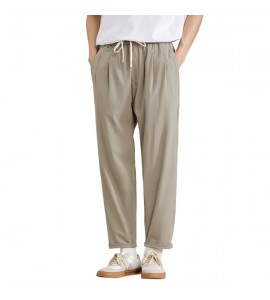 2024 Seta di Ghiaccio Dritto Pantaloni Casual Sciolto Sottile e Leggero Uomini - XG9901