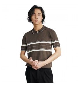 2024 Con Colletto Risvoltato Polo Sottile e Leggero Sciolto Uomini - SF6132