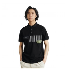 2024 Seta di Ghiaccio Polo Tempo Libero Con Colletto Risvoltato Uomini - SF9431