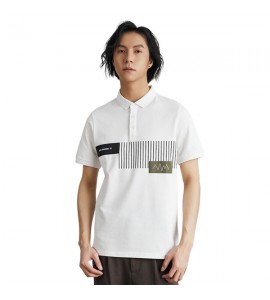 2024 Seta di Ghiaccio Polo Tempo Libero Con Colletto Risvoltato Uomini - SF9431