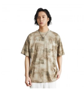 2024 Stampate T-Shirt Cotone Sciolto Girocollo Tempo Libero Uomini - MS7003