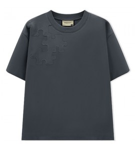 2024 Ricamate T-Shirt Sciolto Tempo Libero Girocollo Uomini - ZW0520