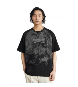 2024 Girocollo T-Shirt Sciolto Ricamate Cotone Tempo Libero Uomini - XB7118