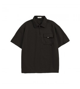 2024 Polo Retro Sottile e Leggero Con Colletto Risvoltato Uomini - AG8073