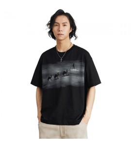 2024 Stampate T-Shirt Sciolto Ricamo Sottile e Leggero Uomini - XB7162