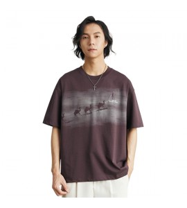 2024 Stampate T-Shirt Sciolto Ricamo Sottile e Leggero Uomini - XB7162