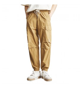 2024 Pantaloni Casual Sciolto Moda Cotone Dritto Uomini - JJ5010