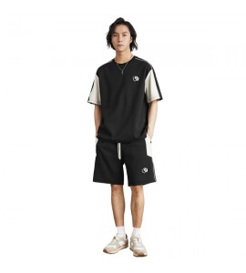 2024 Tempo Libero Sportivo T-Shirt + Short Sciolto Uomini - SF4104