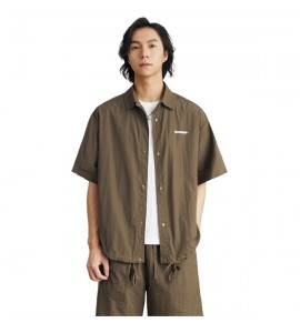 2024 Con Colletto Risvoltato Sottile e Leggero Camicie + Short Sciolto Uomini - HG2639