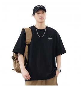 2024 Cotone T-Shirt Stampate Girocollo Tempo Libero Sciolto Uomini - XZ6226