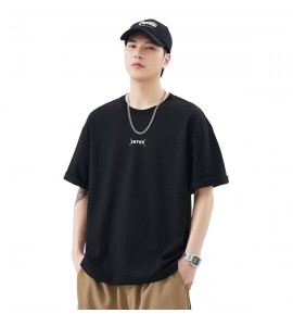 2024 Semplice Girocollo T-Shirt Sportivo Sciolto Stampate Uomini - XZ2617