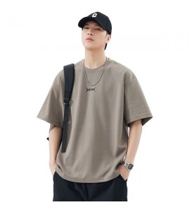 2024 Semplice Girocollo T-Shirt Sportivo Sciolto Stampate Uomini - XZ2617