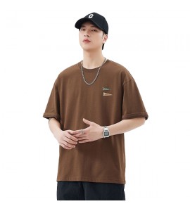 2024 Cotone T-Shirt Stampate Girocollo Tempo Libero Sciolto Uomini - XZ6263