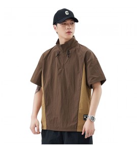 2024 Camicie Seta di Ghiaccio Sottile e Leggero Sciolto Tempo Libero Uomini - XZ2620