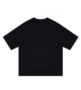 2024 Cotone T-Shirt Semplice Girocollo Sciolto Con Cappuccio Uomini - SHJ66C