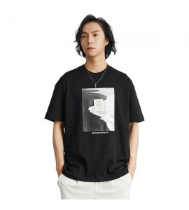 2024 Stampate T-Shirt Cotone Tempo Libero Sciolto Girocollo Uomini - NDP8065