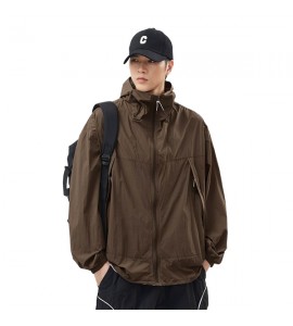 2024 Giacche a Vento Sottile e Leggero Con Cappuccio Sciolto Uomini - XZ9971