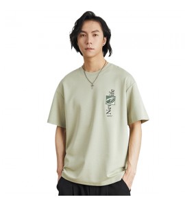 2024 Cotone T-Shirt Ricamo Sciolto Moda Tempo Libero Girocollo Uomini - IM2862