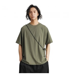 2024 Seta di Ghiaccio Sottile e Leggero T-Shirt Girocollo Sciolto Uomini - ZW0610