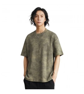 2024 Retro T-Shirt Girocollo Sciolto Tempo Libero Cotone Uomini - FT8802