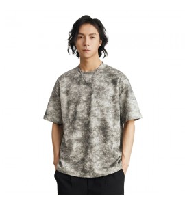 2024 Retro T-Shirt Girocollo Sciolto Tempo Libero Cotone Uomini - FT8802